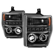 画像をギャラリービューアに読み込む, Spyder Signature Ford F250/350/450 Super Duty 08-10 Projector Headlights (PRO-YD-FS08-HL-BKV2)