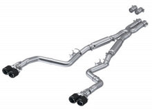 画像をギャラリービューアに読み込む, MBRP 17-Up Dodge Challenger 5.7L/6.2L/6.4L Carbon Fiber Quad Tip T304 Catback Exhaust