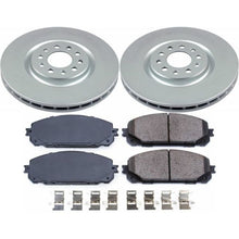 画像をギャラリービューアに読み込む, Power Stop 17-19 Jeep Cherokee Front Z17 Evolution Geomet Coated Brake Kit