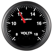 画像をギャラリービューアに読み込む, Autometer Elite 52.4mm Peak &amp; Warn w/ Electronic Control 8-18 Volt Voltmeter