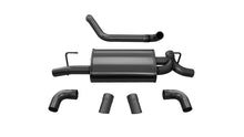 画像をギャラリービューアに読み込む, Corsa 2018-2025 Jeep Wrangler JL 2.5in Dual Rear Turn Down Exit Black Sport Axle-Back Exhaust