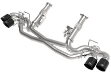 画像をギャラリービューアに読み込む, AFe MACH Force-Xp 304 Stainless Steel Cat-Back Exhaust Black 2020 Chevrolet Corvette C8