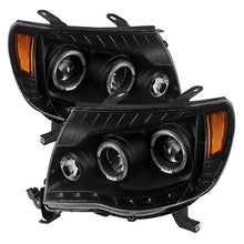 画像をギャラリービューアに読み込む, xTune Toyota Tacoma 05-11 Halo Projector Headlights Black PRO-JH-TT05-LED-BK