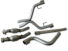 画像をギャラリービューアに読み込む, BBK 05-09 Mustang 4.0 V6 True Dual Cat Back Exhaust Conversion Kit With X pipe