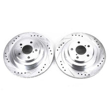 画像をギャラリービューアに読み込む, Power Stop 06-07 Subaru Impreza Rear Evolution Drilled &amp; Slotted Rotors - Pair