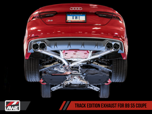 画像をギャラリービューアに読み込む, AWE Tuning Audi B9 S5 Coupe 3.0T Track Edition Exhaust - Chrome Silver Tips (102mm)