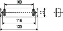 画像をギャラリービューアに読み込む, Hella 8645 Series 12V Amber Side Marker Lamp