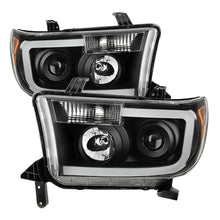 画像をギャラリービューアに読み込む, xTune Toyota Tundra 07-13 LED Light Bar Projector Headlights Black PRO-JH-TTU07-LED-BK