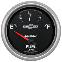 画像をギャラリービューアに読み込む, Autometer Sport-Comp II 2-5/8in Fuel Level Gauge