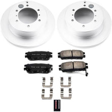 画像をギャラリービューアに読み込む, Power Stop 91-00 Mitsubishi Montero Rear Z17 Evolution Geomet Coated Brake Kit