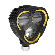 画像をギャラリービューアに読み込む, KC HiLiTES FLEX ERA 3 Dual Mode SAE Fog Light - Single Light Master Kit (w/Clear + Yellow Lens)