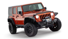 画像をギャラリービューアに読み込む, Bushwacker 07-18 Jeep Wrangler Unlimited Flat Style Flares 4pc 4-Door Sport Utility Only - Black