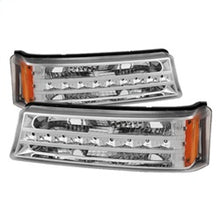画像をギャラリービューアに読み込む, xTune Chevy Silverado 03-06 / Avalanche 02-06 LED Bumper Lights Chrome CBL-JH-CS03-LED-C