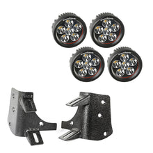 画像をギャラリービューアに読み込む, Rugged Ridge 97-06 Jeep Wrangler TJ/LJ 3.5in Round Dual A-Pillar LED Kit