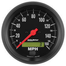 画像をギャラリービューアに読み込む, Autometer Z-Series 3 3/8in 160 MPH Electric Speedometer w/ LCD Odometer