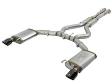 画像をギャラリービューアに読み込む, aFe MACHForce XP 3in 304 SS Loud Tone Cat-Back w/ Black Tips 15-17 Ford Mustang V6-3.7L/V8-5.0L