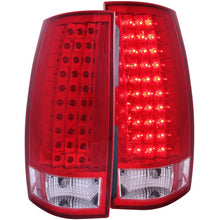 画像をギャラリービューアに読み込む, ANZO 2007-2014 Chevrolet Suburban LED Taillights Red/Clear G4