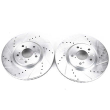 画像をギャラリービューアに読み込む, Power Stop 07-13 Acura MDX Front Evolution Drilled &amp; Slotted Rotors - Pair