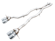画像をギャラリービューアに読み込む, AWE Tuning Track Edition Cat-Back Exhaust for BMW G8X M3/M4 - Chrome Silver Tips