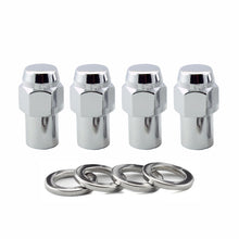 画像をギャラリービューアに読み込む, McGard Hex Lug Nut (Reg. Shank - .746in.) M12X1.5 / 13/16 Hex / 1.65in. Length (4-Pack) - Chrome