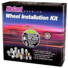 画像をギャラリービューアに読み込む, McGard 5 Lug Hex Install Kit w/Locks (Radius Seat Bolt) M14X1.5 / 17mm Hex / 35.4mm Shank L - Chrome