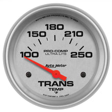 画像をギャラリービューアに読み込む, Autometer Ultra-Lite 2-5/8in 100-250 Deg Electric Transmission Temp Ultra Lite Gauge