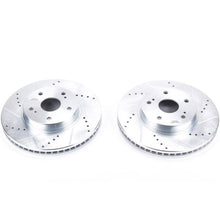 画像をギャラリービューアに読み込む, Power Stop 15-18 Subaru Legacy Front Evolution Drilled &amp; Slotted Rotors - Pair