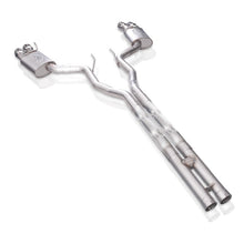 画像をギャラリービューアに読み込む, Stainless Works 18+ Ford Mustang GT 3in Legend 304SS Catback w/ H-Pipe Quad Polished Tips (No Valve)
