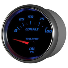 画像をギャラリービューアに読み込む, Autometer Cobalt 66.7mm 0-100 PSI Oil Pressure Gauge