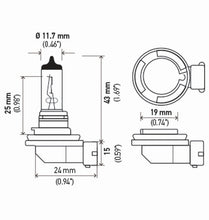 画像をギャラリービューアに読み込む, Hella Bulb H8 12V 35W Pgj191 T4 (2)