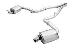 画像をギャラリービューアに読み込む, AWE Tuning 2015+ Dodge Challenger 6.4L/6.2L Non-Resonated Touring Edition Exhaust - Use Stock Tips