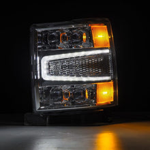 画像をギャラリービューアに読み込む, AlphaRex 04-15 Chevy 1500HD NOVA-Series LED Proj Headlights Chrome w/Activ Light/Seq Signal &amp; SB DRL