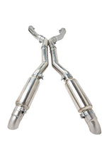 画像をギャラリービューアに読み込む, Kooks 79-95 Ford Mustang 5.0L 4V Coyote 3in x 3in Stainless Steel Race Exhaust Kit
