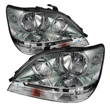 画像をギャラリービューアに読み込む, xTune Lexus Rx300 99-03 Halogen Only (Bulbs Not Included) OEM Style Headlights Chrome PRO-JH-LRX99-C