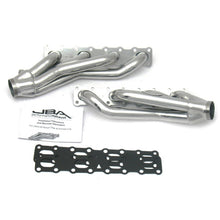 画像をギャラリービューアに読み込む, JBA 04-15 Nissan 5.6L VK56DE Oval Port 1-5/8in Primary Silver Ctd Cat4Ward Header
