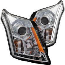画像をギャラリービューアに読み込む, ANZO 2010-2015 Cadillac SRX Projector Headlights w/ Plank Style Design Chrome