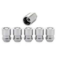 画像をギャラリービューアに読み込む, McGard Wheel Lock Nut Set - 5pk. (Cone Seat) M12X1.5 / 13/16 Hex / 1.28in. Length - Chrome