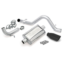 画像をギャラリービューアに読み込む, Banks Power 12-15 Jeep 3.6L Wrangler (All) - 2dr Monster Exh Sys - SS Single Exh w/ Black Tip