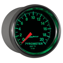 画像をギャラリービューアに読み込む, Autometer GS 0-2000 degree F Full Sweep Electronic Pyrometer Gauge