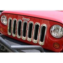 画像をギャラリービューアに読み込む, Rugged Ridge Grille Inserts Chrome 07-18 Jeep Wrangler