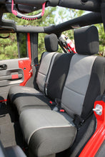 画像をギャラリービューアに読み込む, Rugged Ridge Seat Cover Kit Black/Gray 07-10 Jeep Wrangler JK 4dr