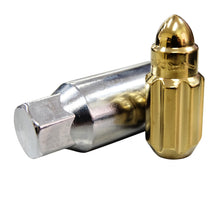 画像をギャラリービューアに読み込む, NRG 500 Series M12 X 1.5 Bullet Shape Steel Lug Nut Set - 21 Pc w/Lock Key - Chrome Gold