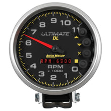 画像をギャラリービューアに読み込む, Autometer 5 inch Ultimate DL Playback Tachometer 11000 RPM - Black