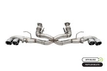 画像をギャラリービューアに読み込む, Corsa 20-25 Corvette C8 3in Xtreme Cat-Back Exhaust 4.5in Pol Quad Tips - Integrates stock AFM Valve