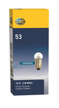 画像をギャラリービューアに読み込む, Hella Bulb 53 12V 2W 1CP BA9s G3.5