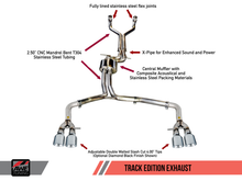 画像をギャラリービューアに読み込む, AWE Tuning Audi C7 / C7.5 S7 4.0T Track Edition Exhaust - Diamond Black Tips