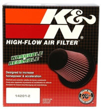 画像をギャラリービューアに読み込む, K&amp;N Univ Rubber Round Tapered Filter 4.375in Flg ID/10 Deg Flg Angle 6in B OD/4.625in T OD/6.5in H