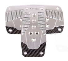 画像をギャラリービューアに読み込む, NRG Aluminum Sport Pedal A/T - Silver w/Black Carbon