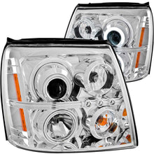 画像をギャラリービューアに読み込む, ANZO 2003-2006 Cadillac Escalade Projector Headlights w/ Halo Chrome (CCFL) (HID Compatible)