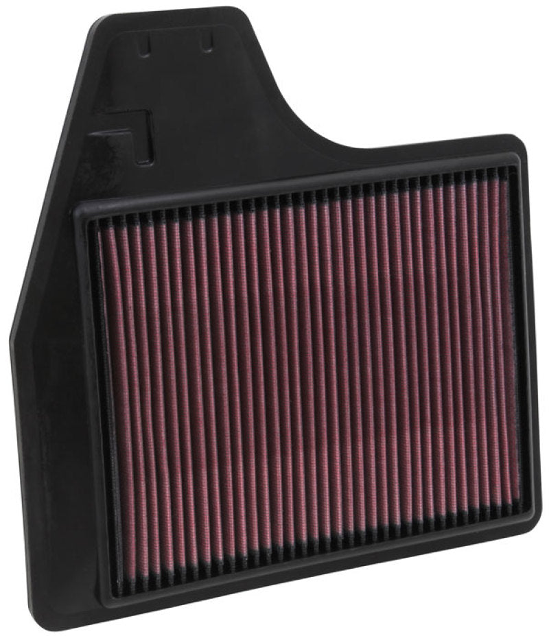K&N Replacement Filter 11.438in O/S Length x 11.375in O/S Width x 1in H for 13 Nissan Altima 2.5L